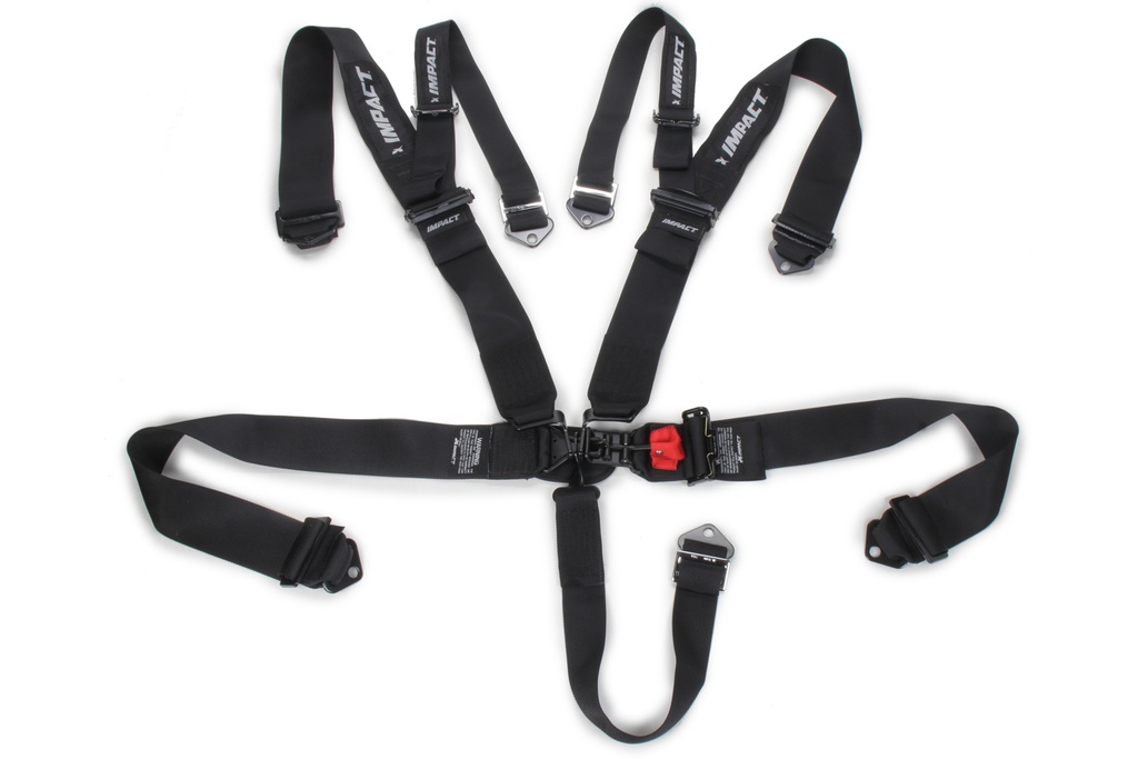 [IMP51111111HANS-1] Impact Racing - 5-Pt Harness System L&L w/HANS Double Shoulder