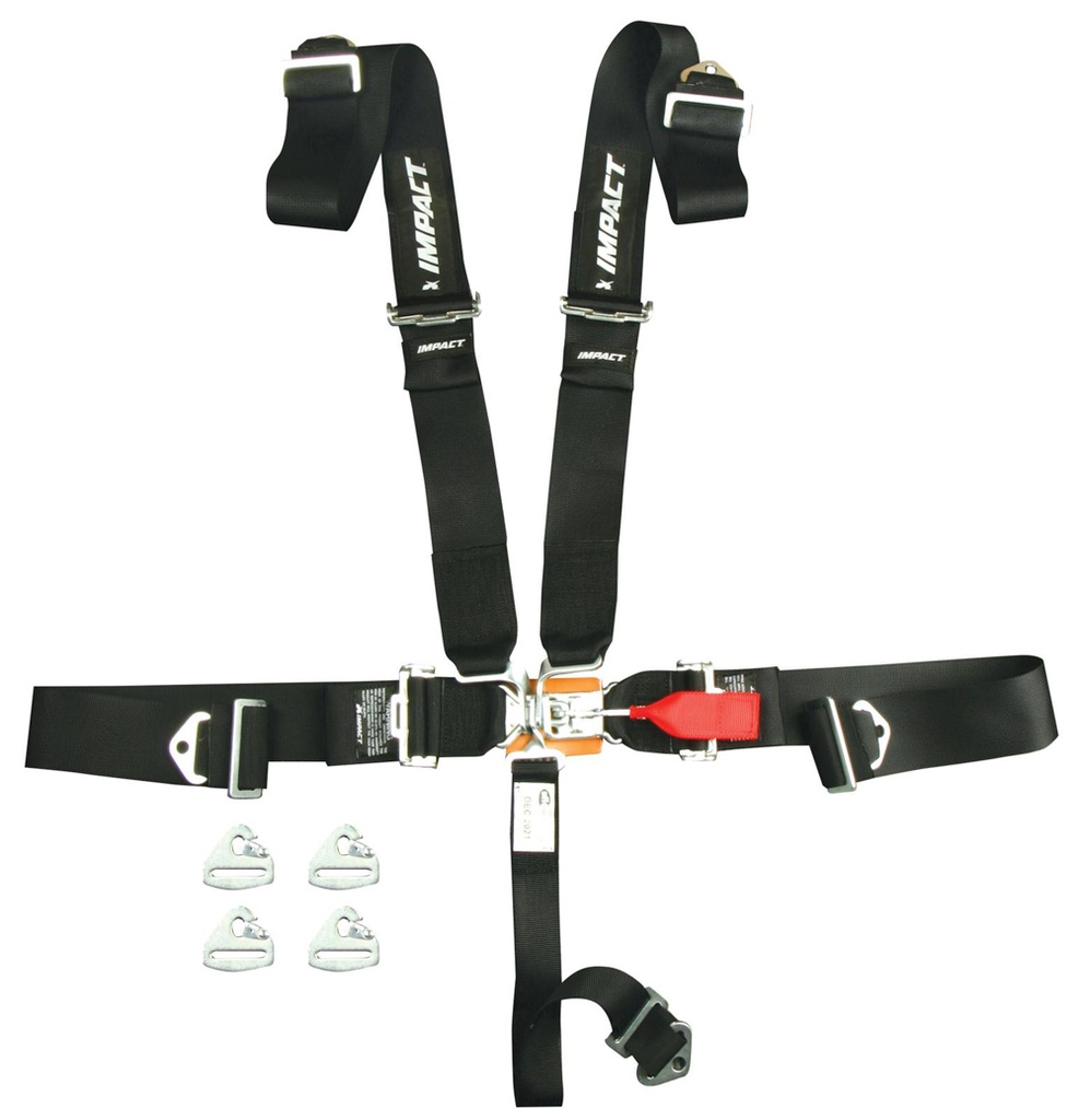 [IMP53119119] Impact Racing - Harness 5pt 3in L&L PD Ind Shld Snp-In SFI16.1