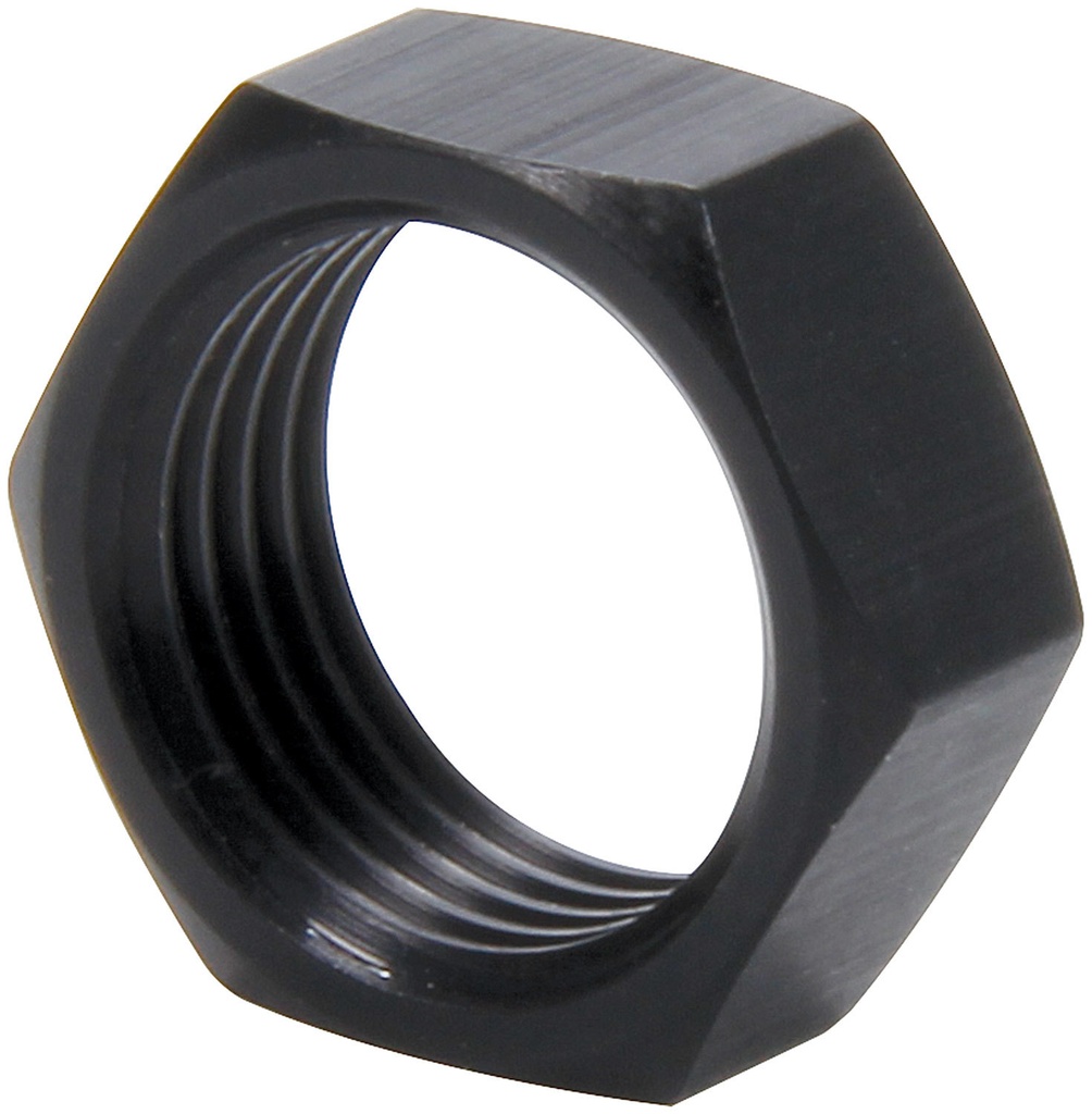 [ALL18287-10] Allstar Performance - 10pk 5/8-18 LH Alum Jam Nut Thin OD Black