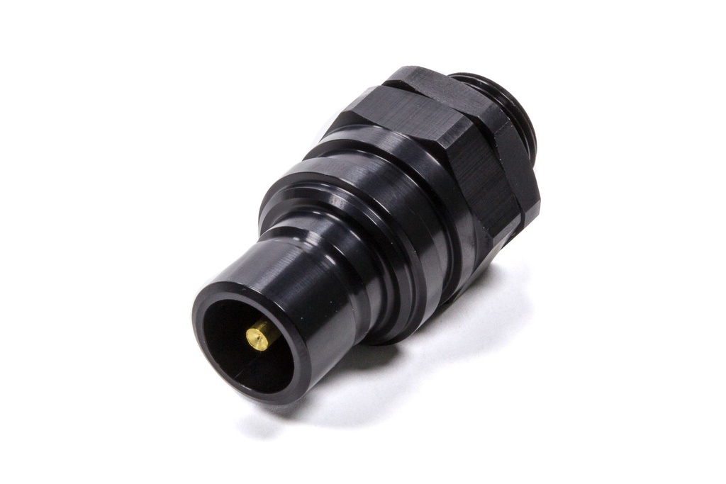 [JFT52108] Jiffy-Tite - Q/R #8 Male O-Ring Boss Plug Valved Black