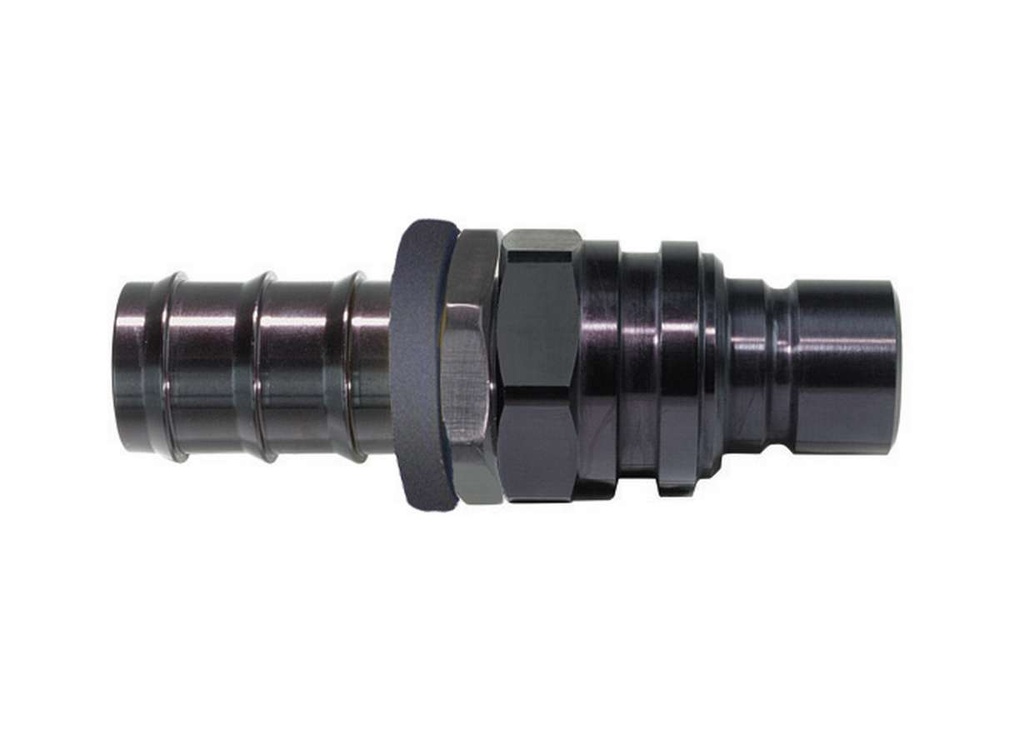 [JFT52512P] Jiffy-Tite - Q/R #12 Male Push Lock Plug Valved Black