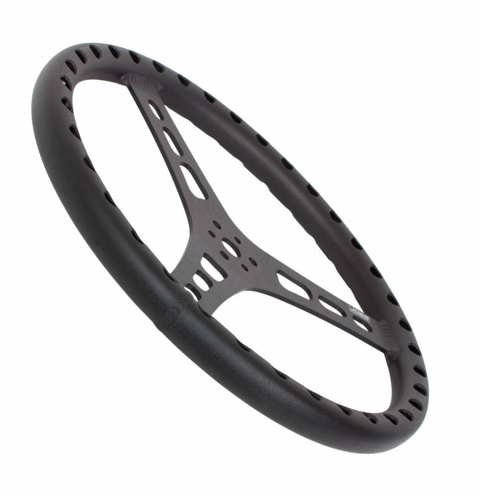 [JOE13534-B] Joes Racing Products - 14in Flat Steering Wheel Black