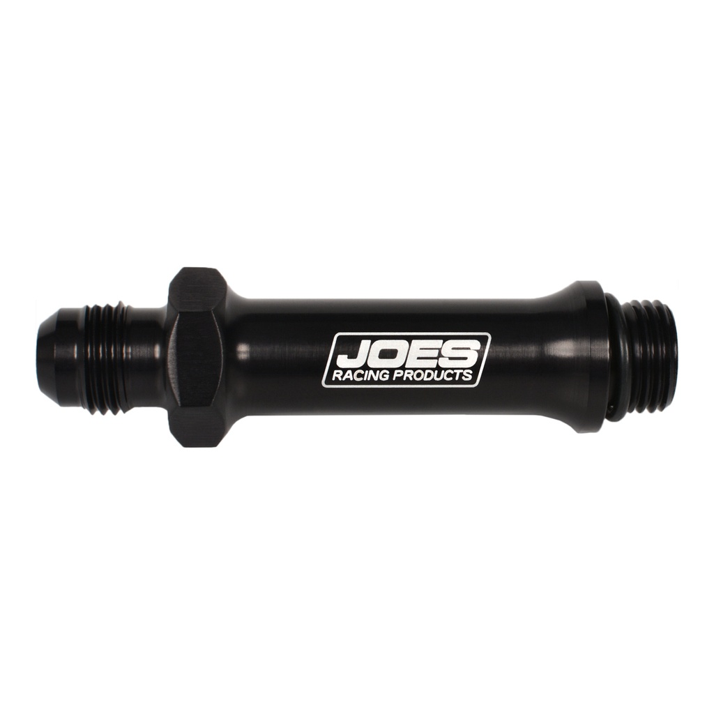 [JOE42050-B] Joes Racing Products - Port Fitting -6an Extended Black