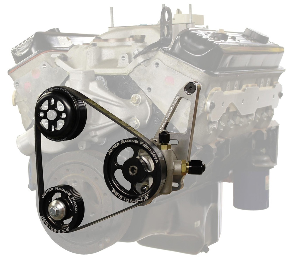 [JRP1004-AL-CE] Jones Racing Products - Serpentine Drive Kit Sbs W/P/S & W/P