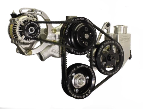 [JRP3441-AR-CE] Jones Racing Products - Drive Kit V-Belt SBC Crate w/WP & P/S