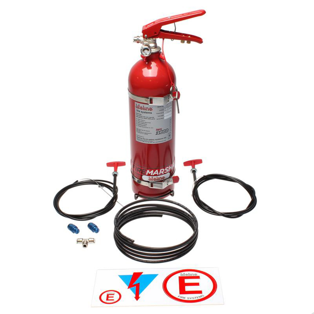 [LIF101-225-011] Lifeline Usa - Fire Supression Club System Zero 2000 2.25Kg