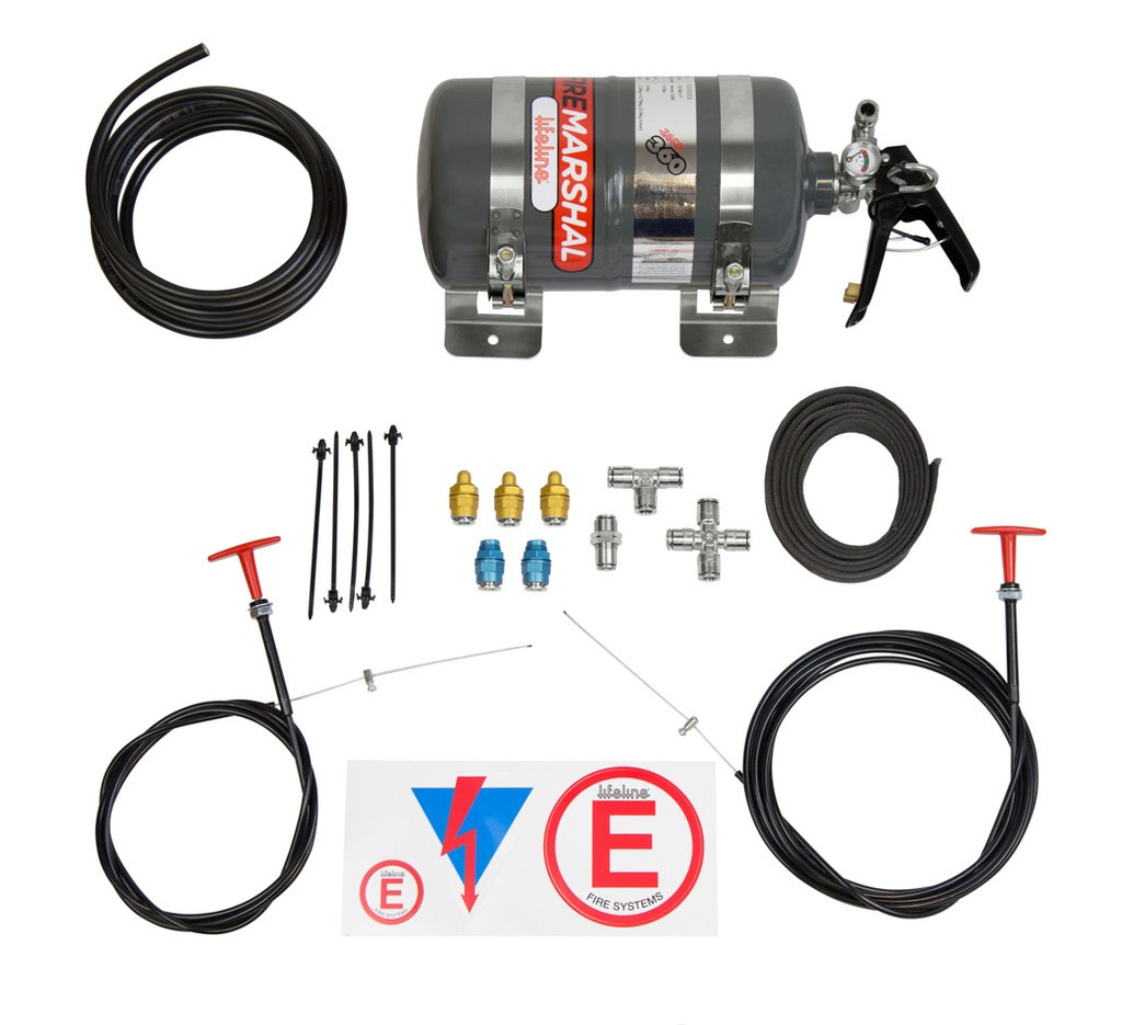 [LIF106-001-007] Lifeline Usa - Fire Suppression System Zero 360 3Kg FIA