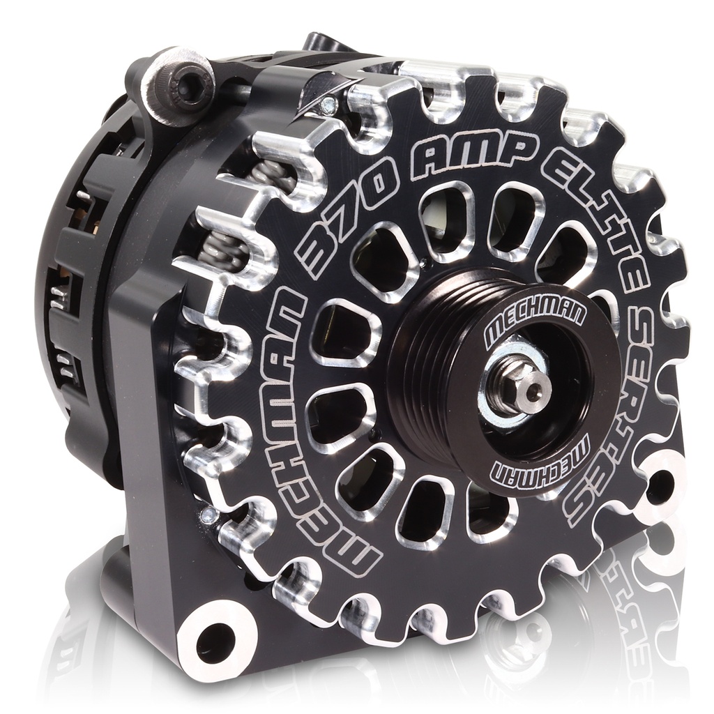 [MECB8206370B] Mechman Alternators - E Series 370 Amp Billet Alternator GM Truck