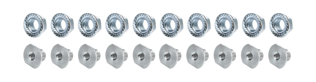 [ALL18548-10] Allstar Performance - Threaded Nut Insert Aluminum 10pk