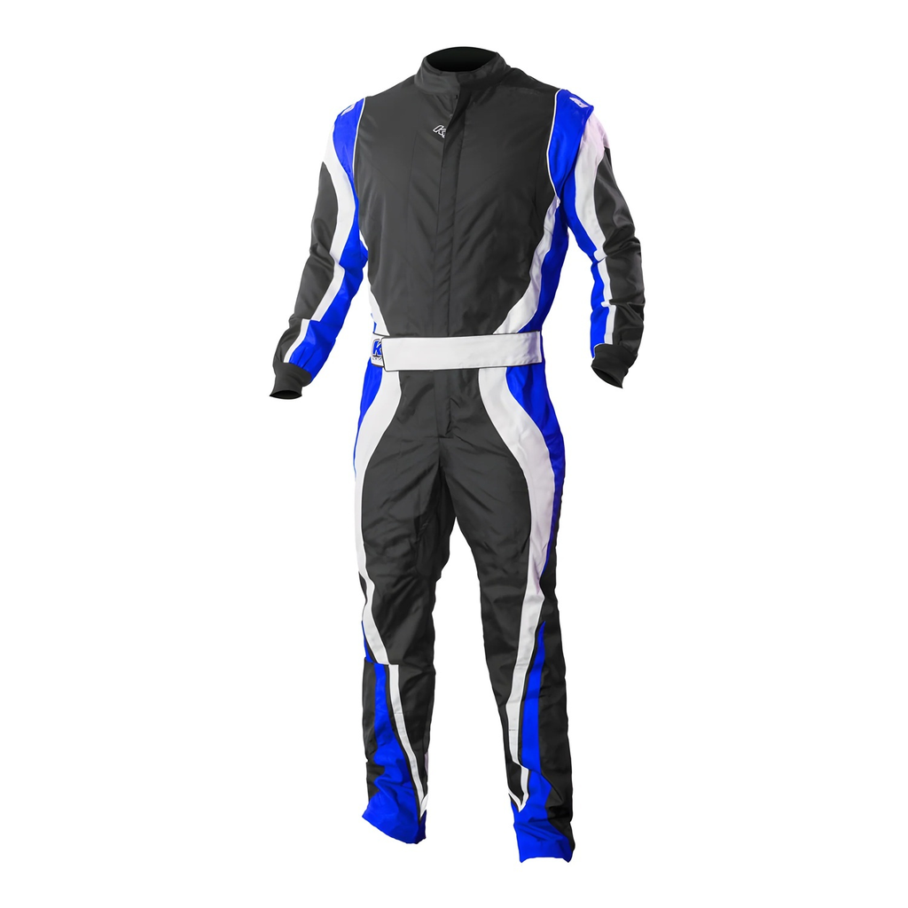 [K1R10-SP1-B-3XL] K1 Racegear - Suit Karting Adult 3X-Large Blue/Black