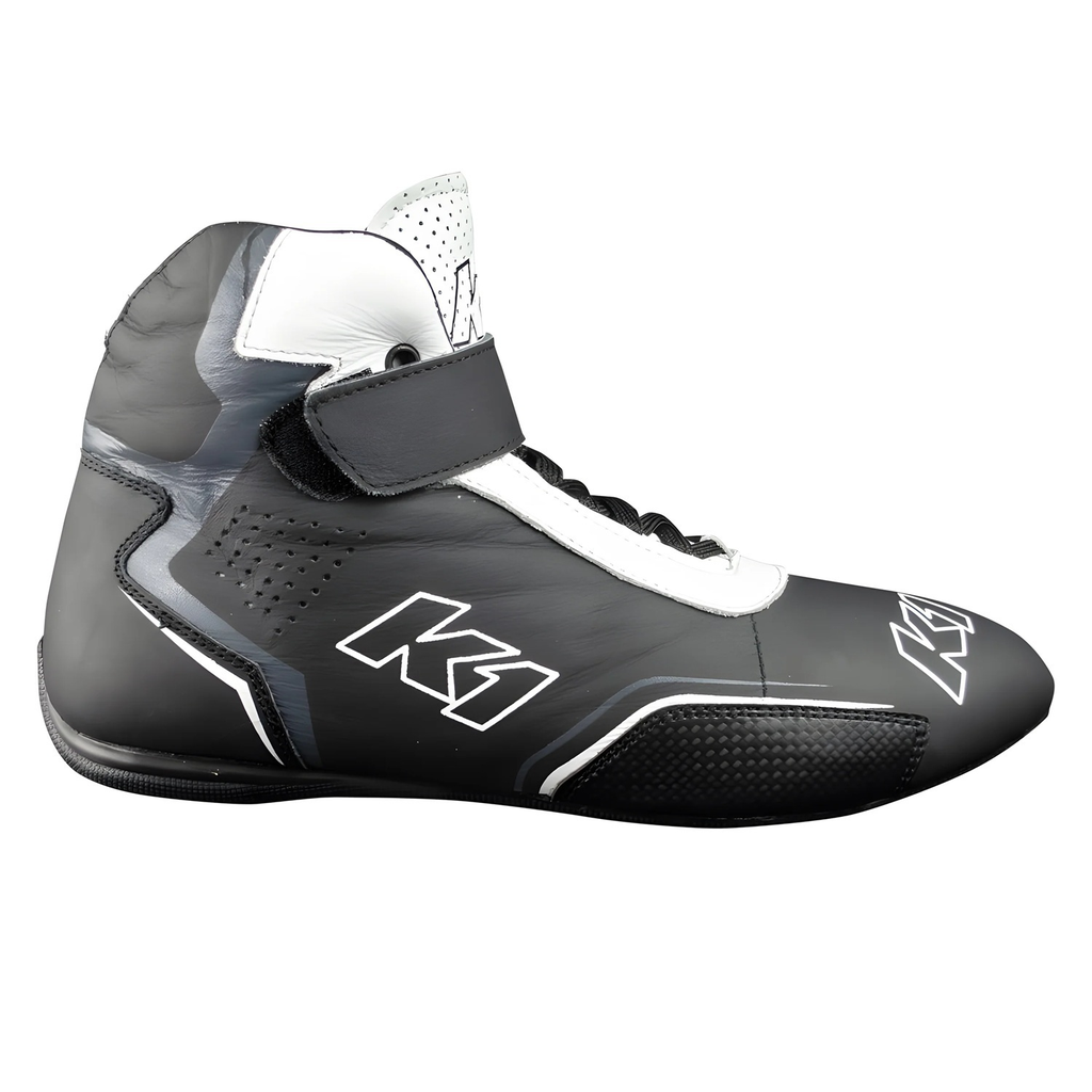 [K1R14-PL2-NG-4] K1 Racegear - Shoes Karting Adult Pilot 2 Black Size 4