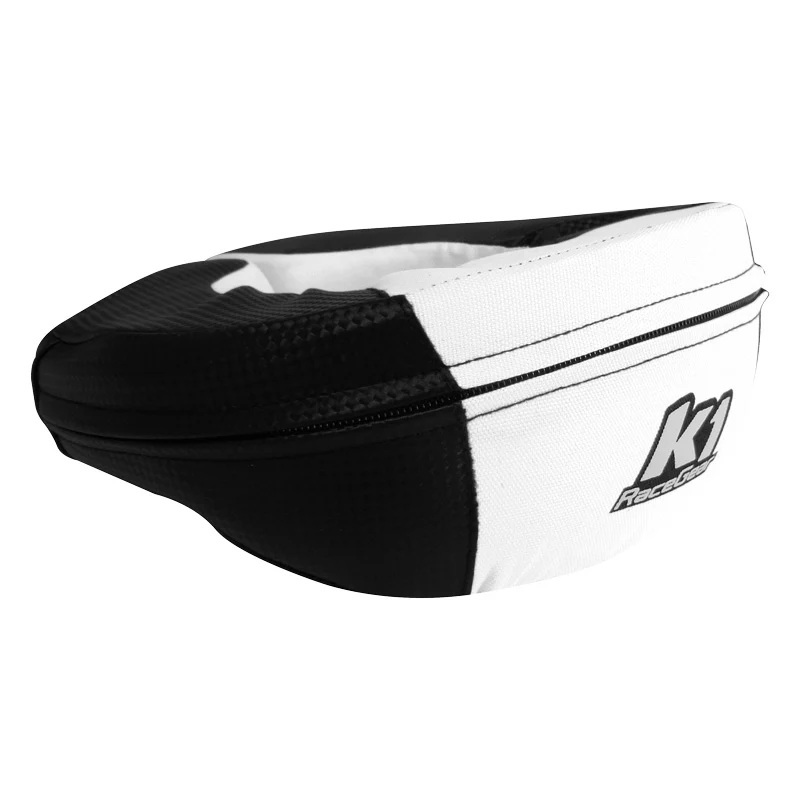 [K1R15-NEC-CAW-A] K1 Racegear - Neck Collar Karting Adult Carbon / White