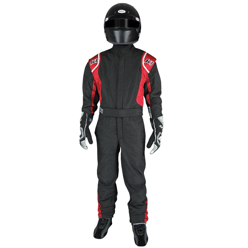 [K1R20-PRY-NR-6XS] K1 Racegear - Suit Precision Ii 6X- Small Black/Red