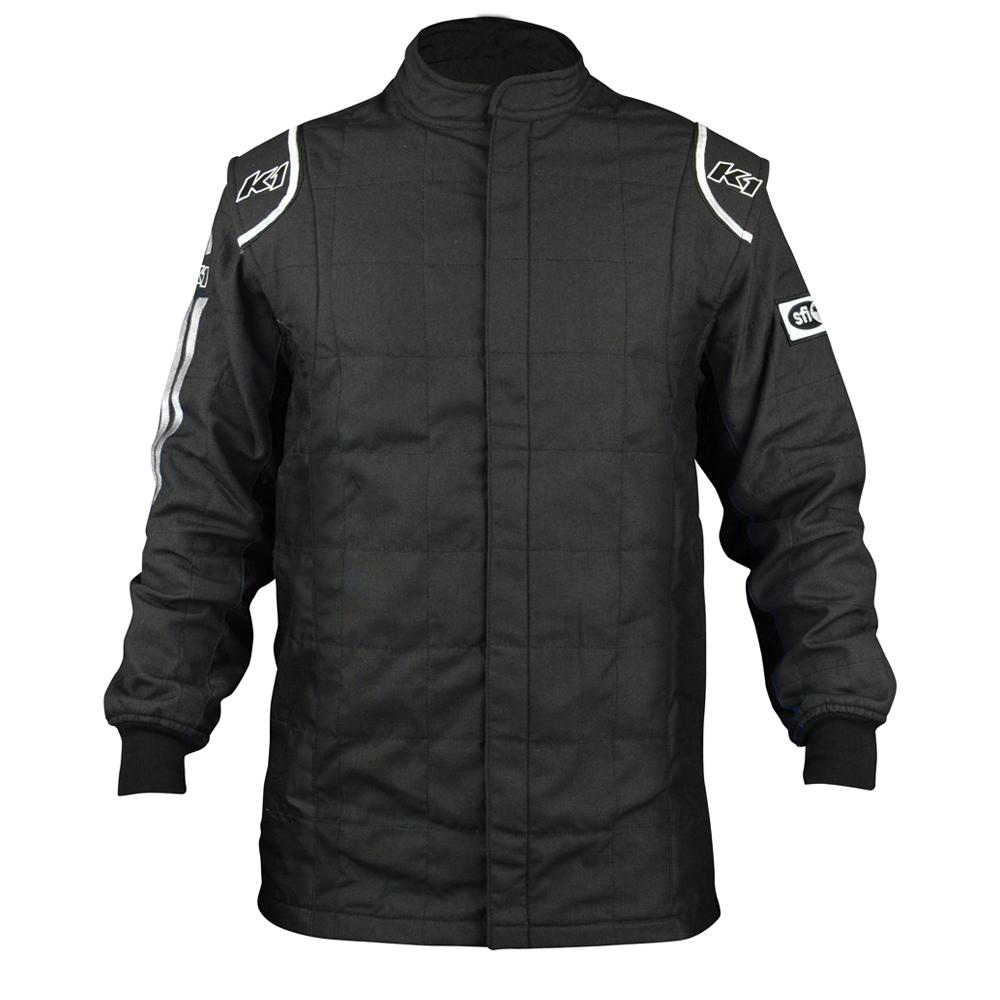 [K1R21-SPT-NW-XL] K1 Racegear - Jacket Sportsman Black / White X-Large