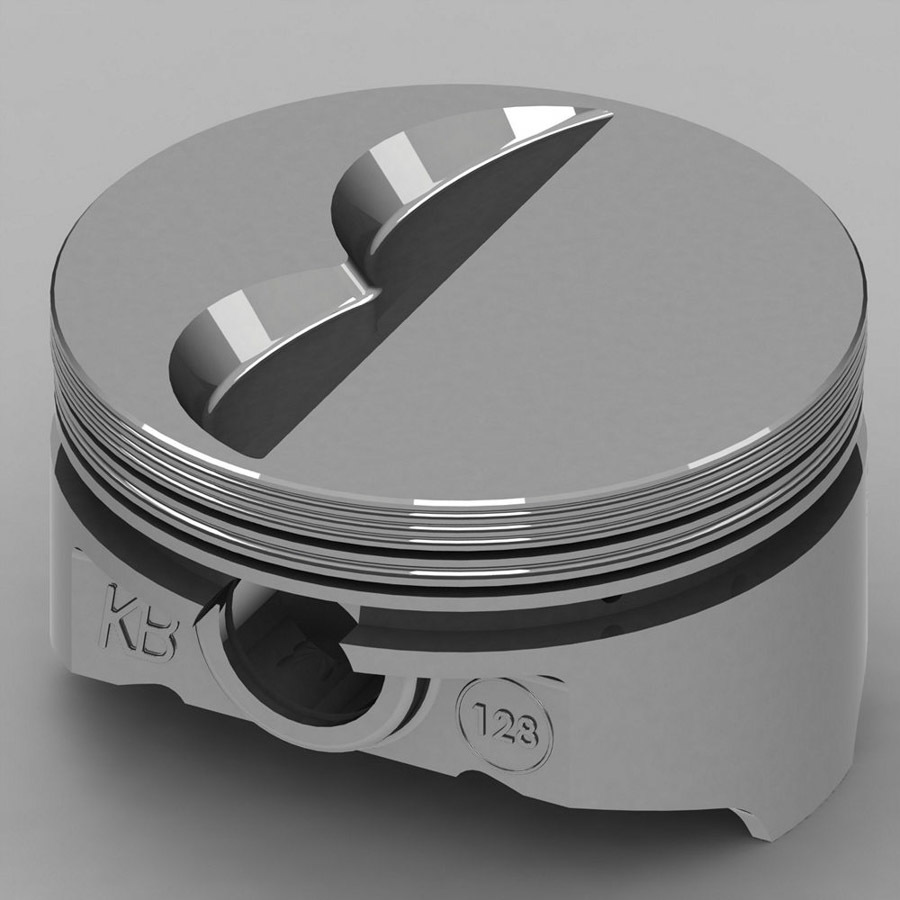 [KBPKB128.030] Kb Performance Pistons - Sbc Flat Top Piston Set 4.155 Bore -7cc