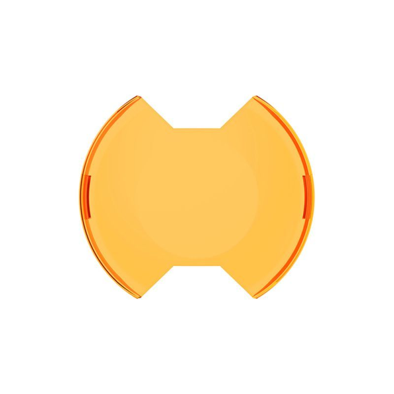 [KCH5104] KC Hilites - 6in Slimlite Led Light Shield Amber Each