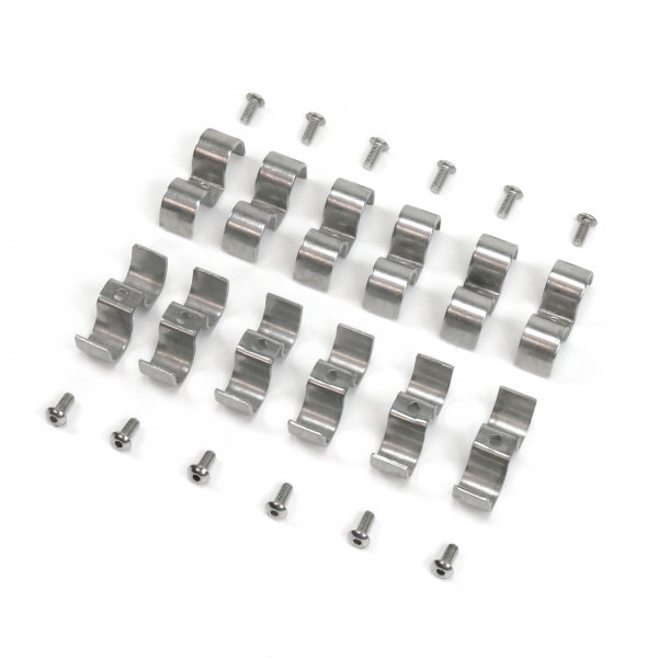 [KICKICLC2375] Keep It Clean - 3/8 Stainless Double Line Clamps