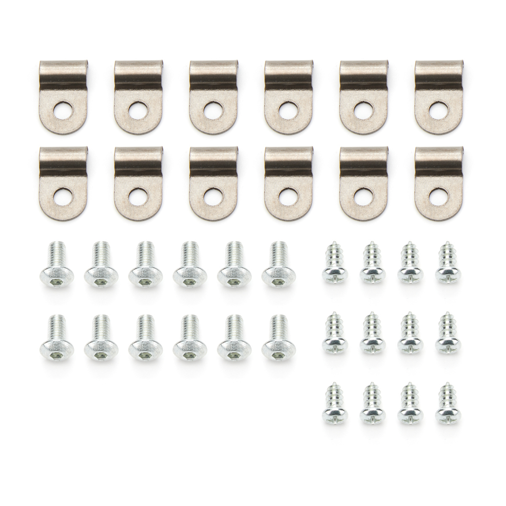 [KICKICLC3187] Keep It Clean - 3/16in Stainless Steel Single Line Clamps 12Pk