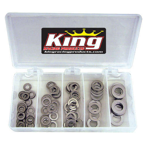 [KRP2720] King Racing Products - Stainless Washer Kit .030 145pc