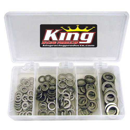 [KRP2725] King Racing Products - Stainless Washer Kit .060 145pc