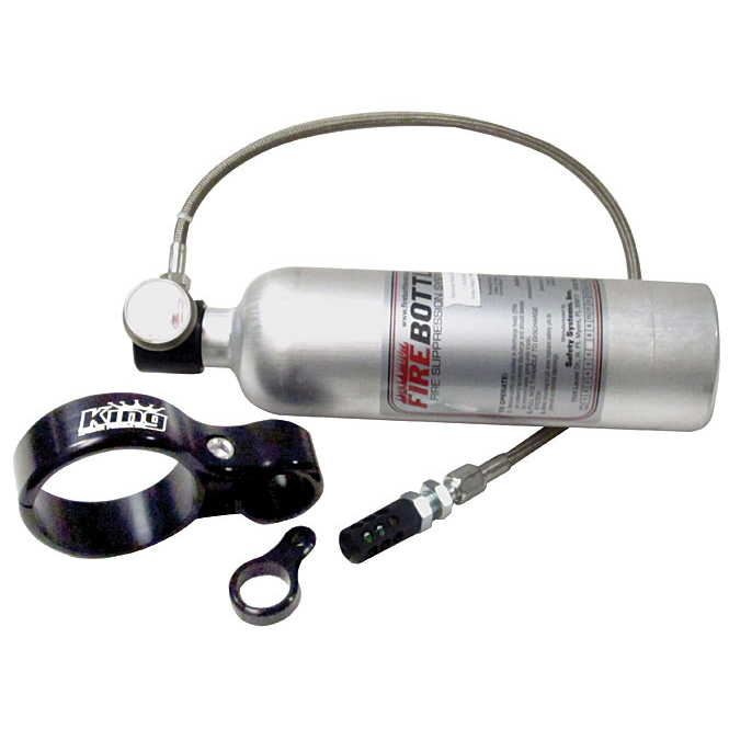 [KRP5030] King Racing Products - Fire Bottle And Clamp Kit Heat Activated