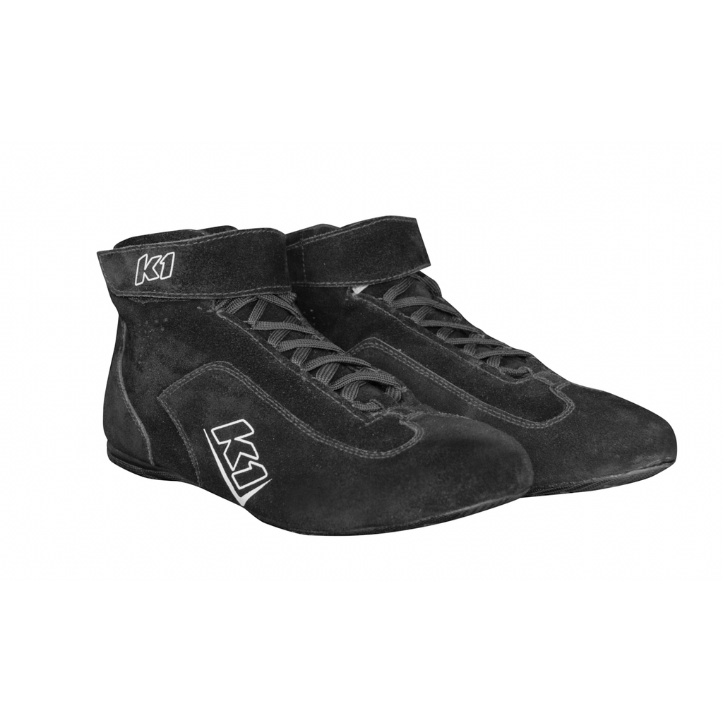 [K1R24-CHL-N-7] K1 Racegear - Shoes Challenger Black Size 7 SFI 3.3/5