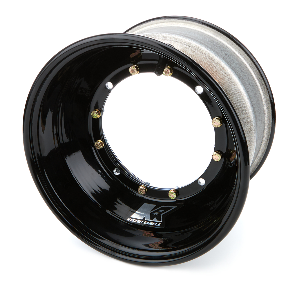 [KAW1063BCB] Keizer Aluminum Wheels, Inc. - Wheel 4-Pin 10x6 3in Bs Black Brake Bell