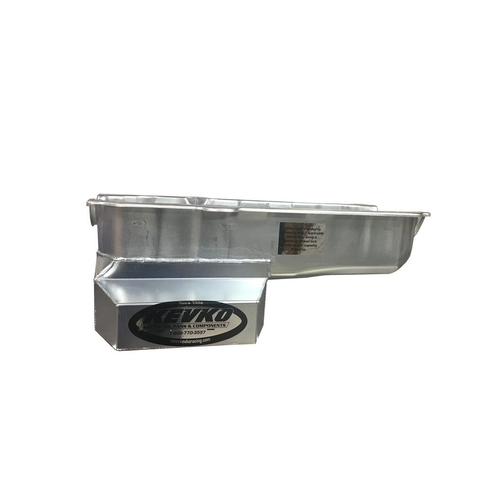 [KEV1086RH] Kevko Oil Pans & Components - Sbc Oil Pan Claimer 6qt Rh Dipstick 80-85