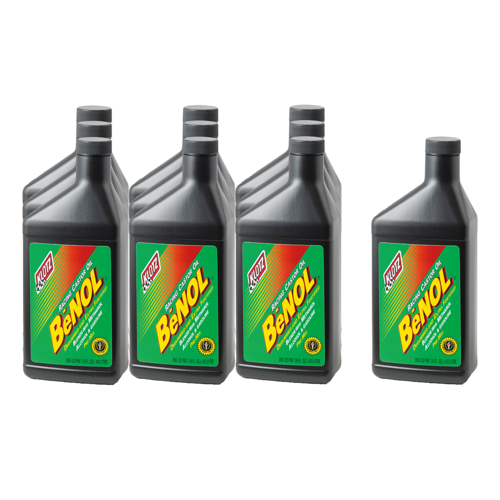 [KLOBC-175-10] Klotz Synthetic Lubricants - Benol Racing Castor Lube Case 1 Pint