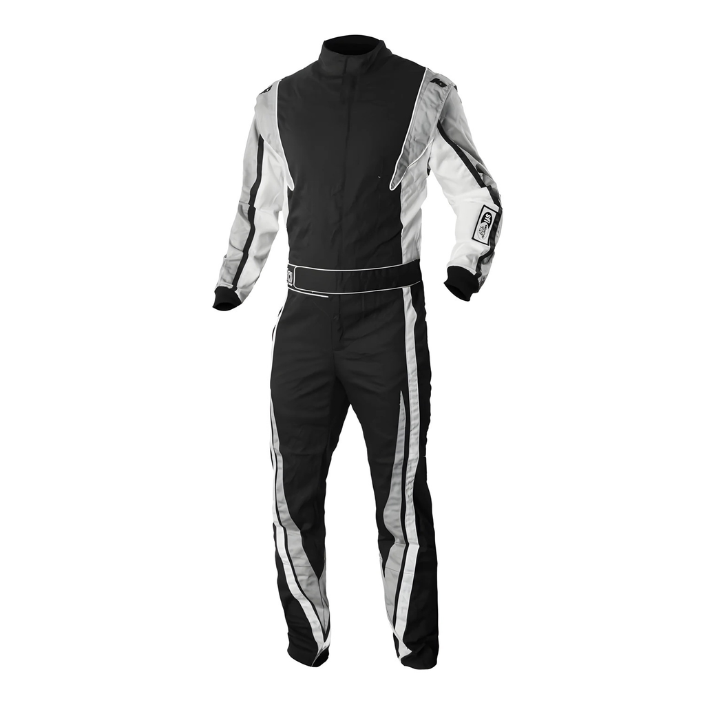 [K1R20-VIC-N-3XS] K1 Racegear - Suit Victory Youth 3X-Small Black/Gray