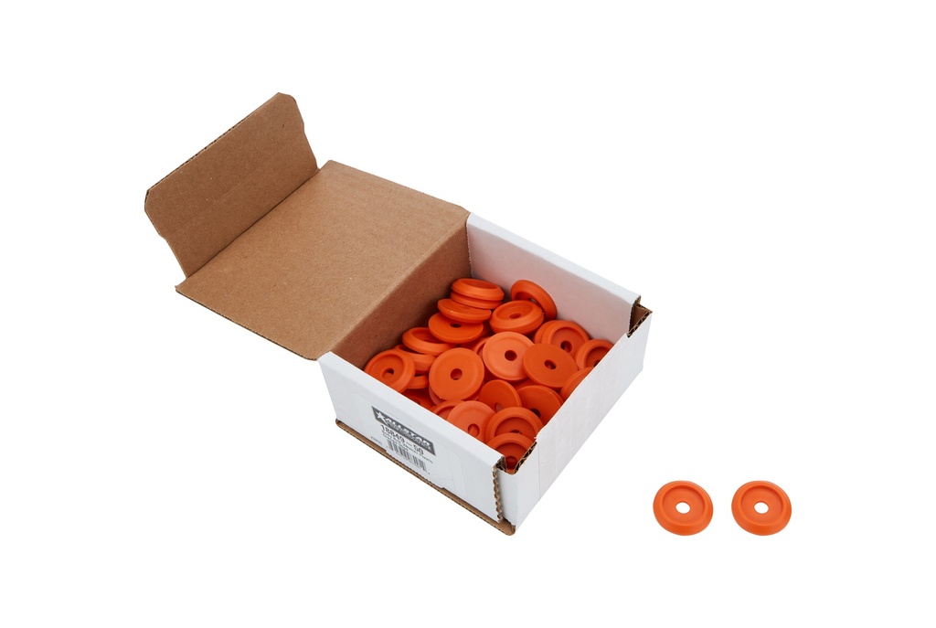 [ALL18849-50] Allstar Performance - Body Bolt Washer Plastic Orange 50pk