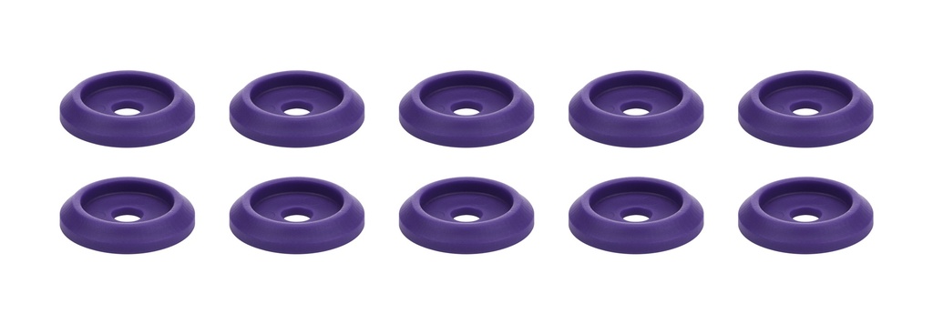 [ALL18852] Allstar Performance - Body Bolt Washer Plastic Purple 10pk