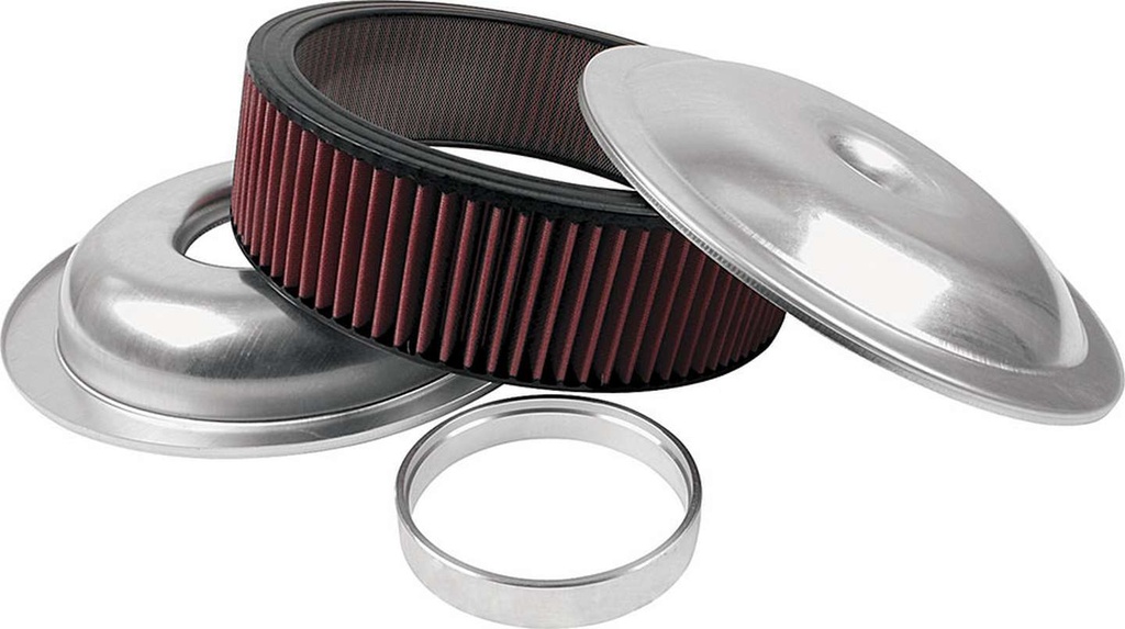 [ALL25922] Allstar Performance - LW 14in A/C Kit Plain 4in Washable Element