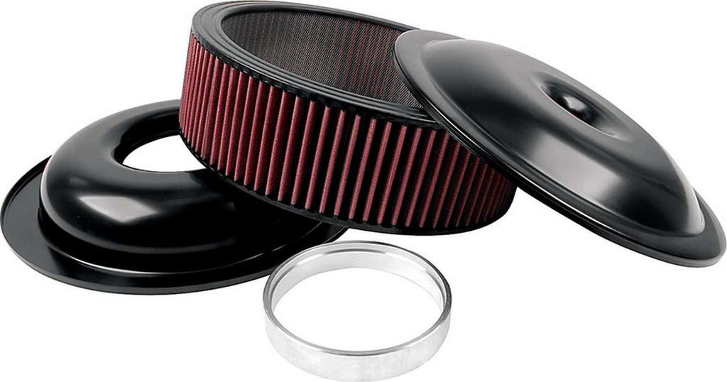 [ALL25923] Allstar Performance - LW 14in A/C Kit Black 4in Washable Element