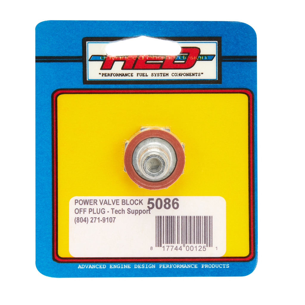 [AED5086] AED - Power Valve Block-Off Plug