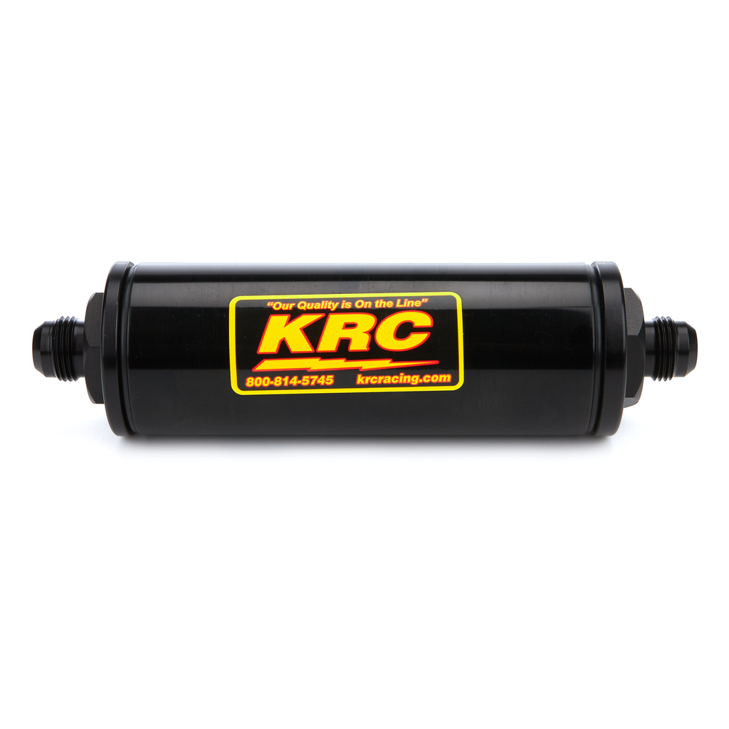 [KLU4708BK] Kluhsman Racing Products - #8AN Stainless Fuel Filter Short