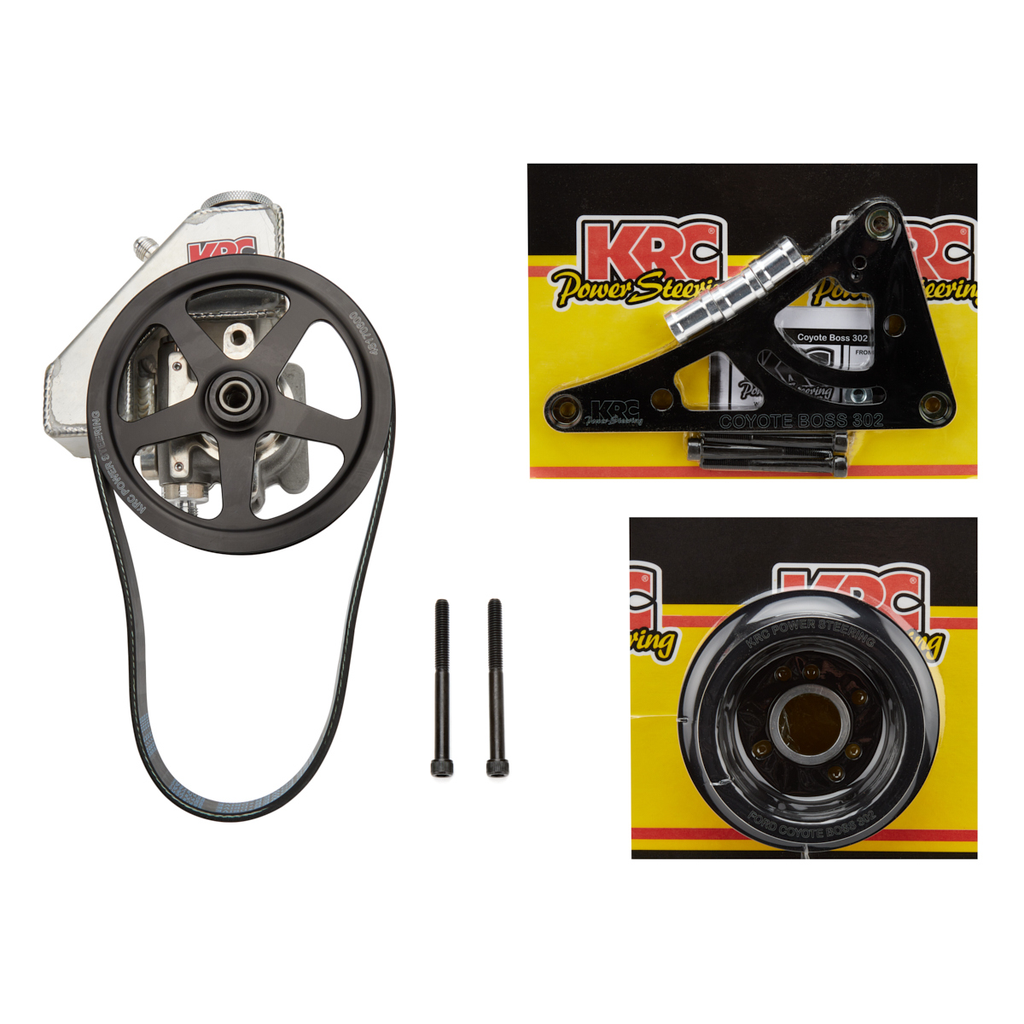 [KRCKIT66302125] Krc Power Steering - Pulley & P/S Pump Kit Ford Coyote W/ B/O Res.