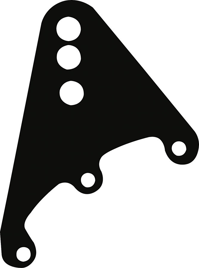[ALL60150] Allstar Performance - Upper Link Brackets 1pr Steel 3 Hole