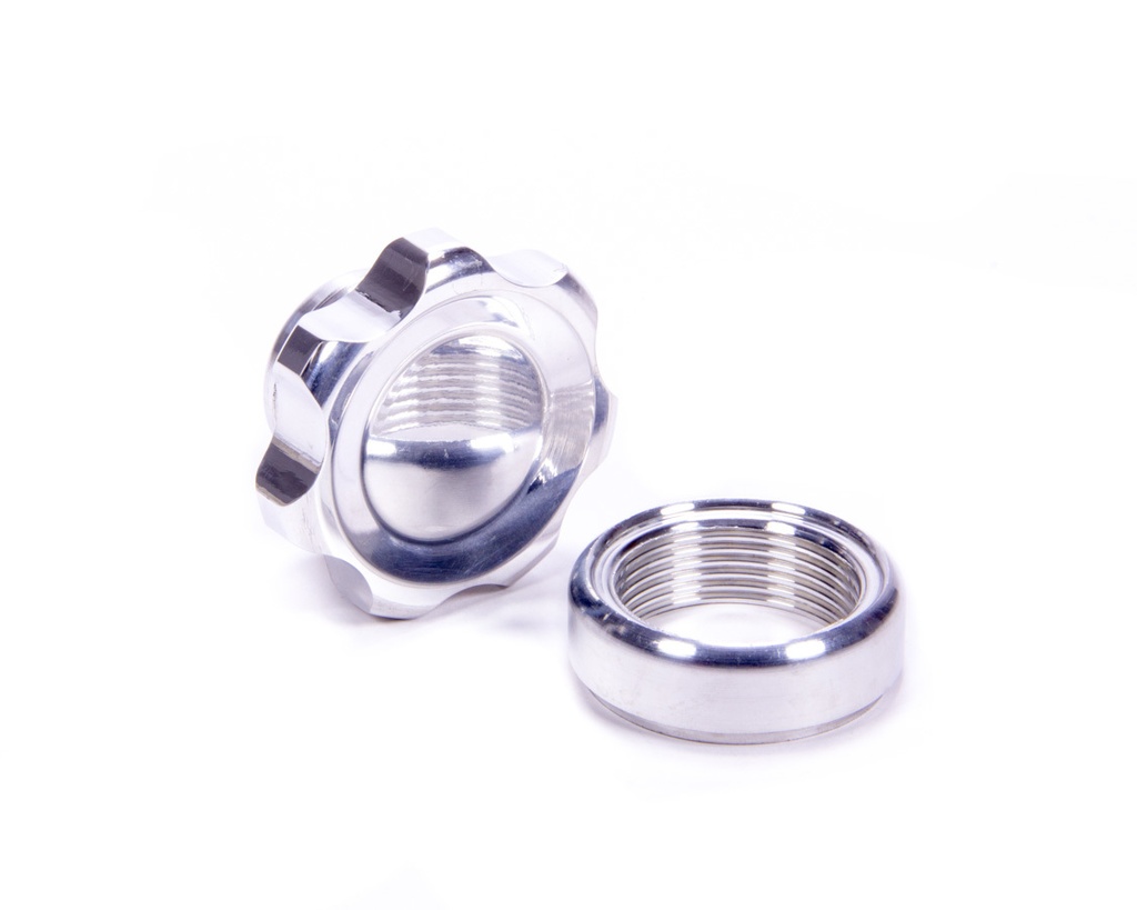 [ALL36166] Allstar Performance - Filler Cap Polished With Weld-In Alum Bung Small