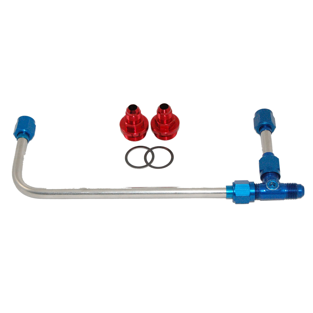 [AED60946] AED - Polished S/S 4160 Carb. Fuel Line Kit