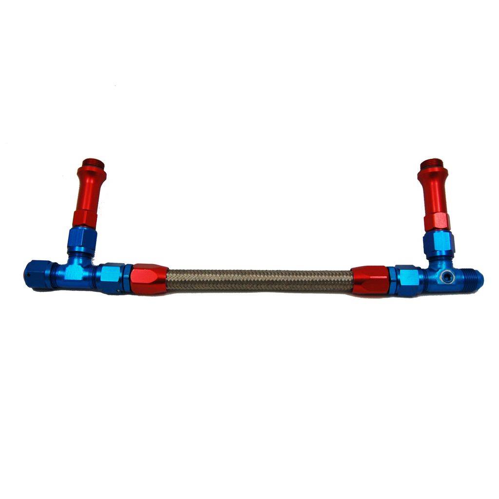[AED6097] AED - Braided Fuel Line Kit - #8 Holley Carb.