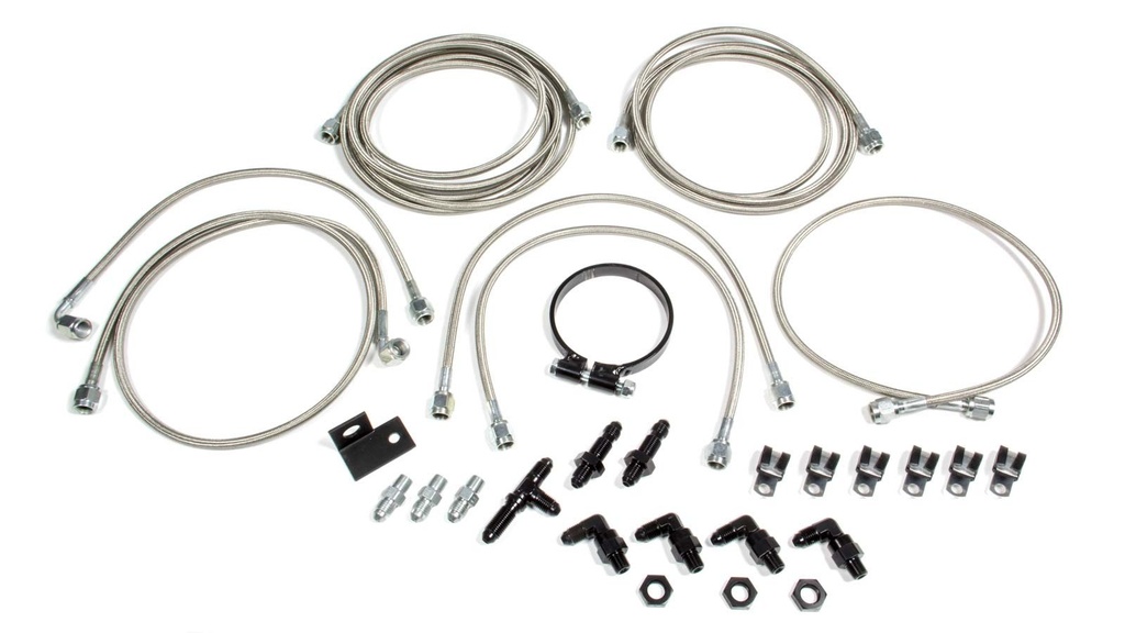 [ALL42054] Allstar Performance - Dirt Car Brake Line Kit LM Aftermarket Calipers