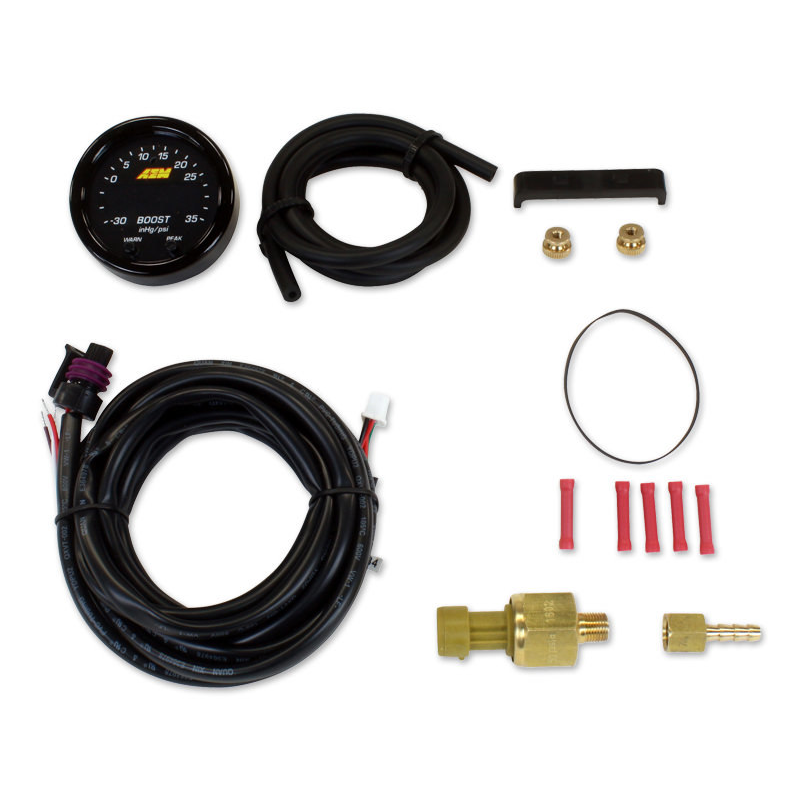 [AEM30-0306] Aem Electronics - X-Series Boost Pressure Gauge -30inHg-35psi